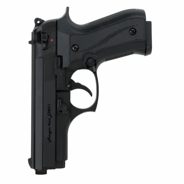 Non-gun 9mm E32011 Semi Automatic Black Pistol 3