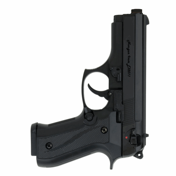 Non-gun 9mm E32011 Semi Automatic Black Pistol
