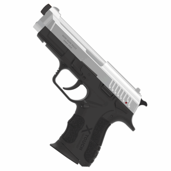 Non-gun 9mm Rs22 Nongun Italy Blank Front Firing Handgun 4
